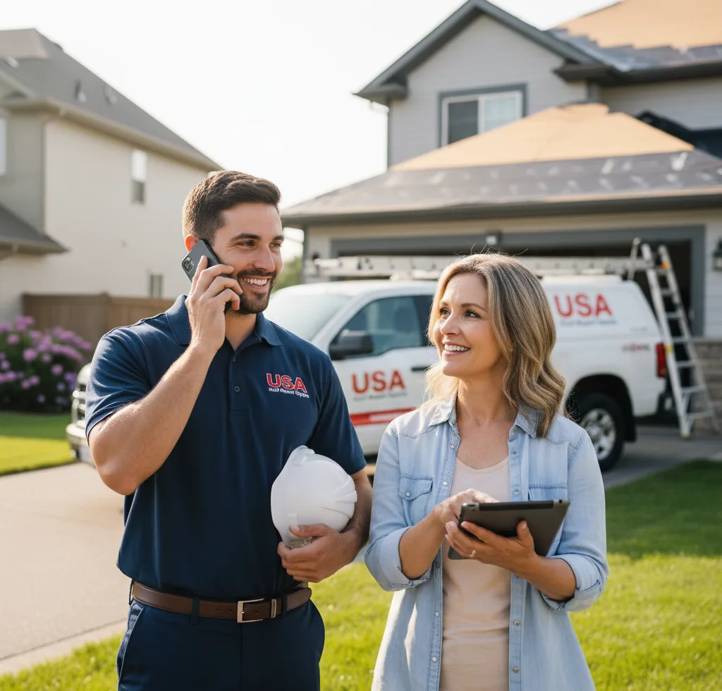 USA Roof Repair Experts customer support in Saint Meinrad